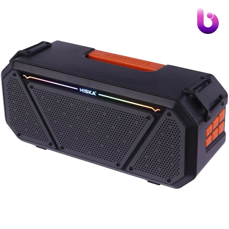 اسپیکر بلوتوثی رم و فلش خور Hiska B112 + ریموت کنترل
