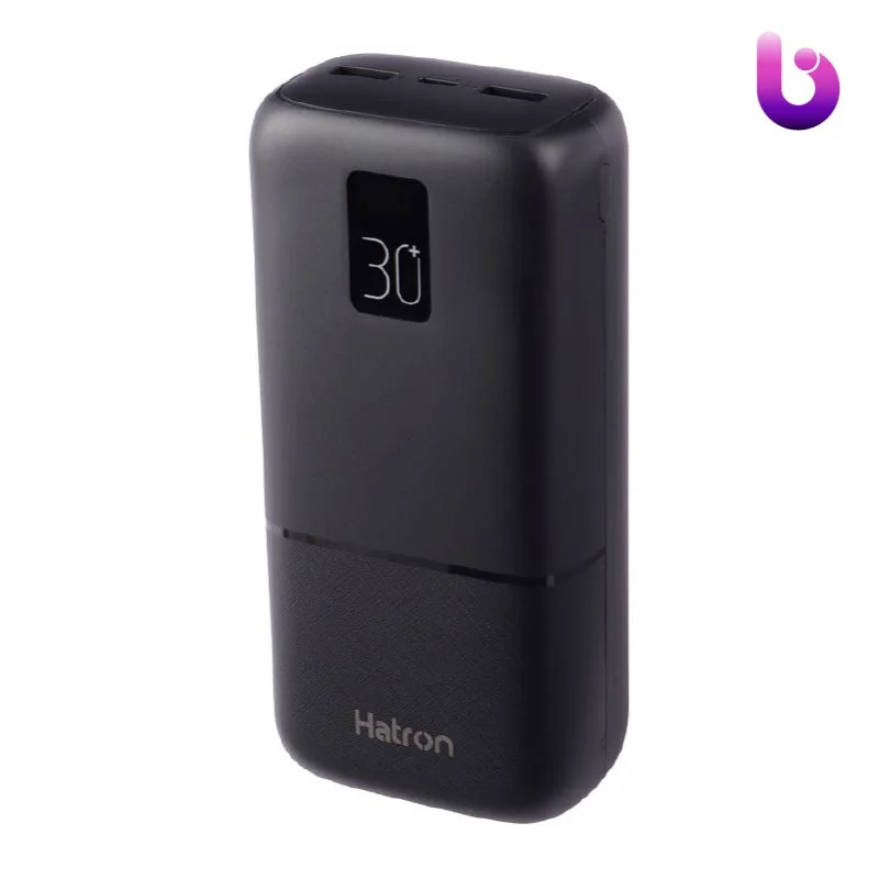 پاور بانک فست شارژ 30000 هترون Hatron HPB3070PQ QC3.0 PD 22.5W