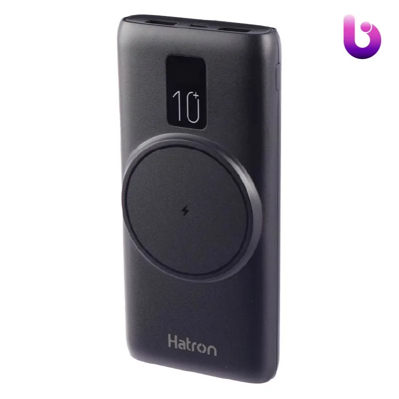پاور بانک بی سیم فست شارژ 10000 هترون Hatron HPB1090PQW QC3.0 PD 22.5W
