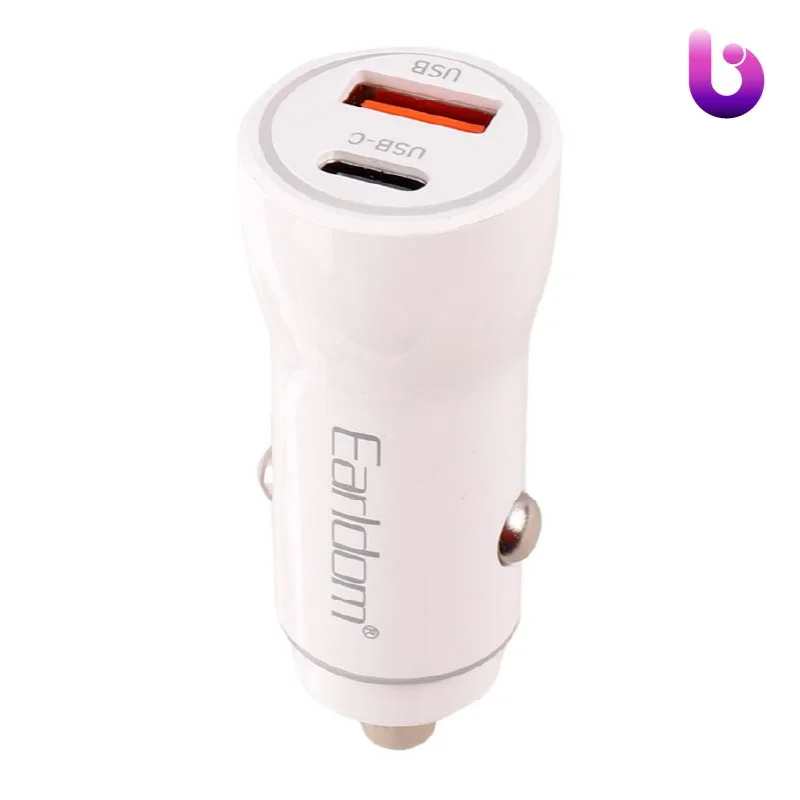 شارژر فندکی فست شارژ Earldom ES-CC12 PD 3.1A 20W