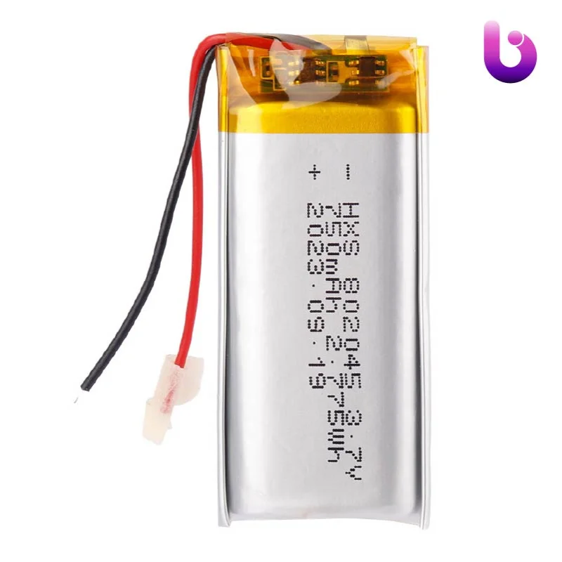 باتری لیتیوم 750mAh 7*20*45mm 802045