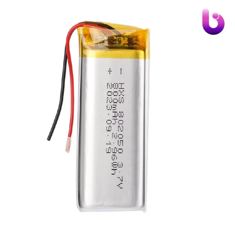 باتری لیتیوم 800mAh 9*20*50mm 802050