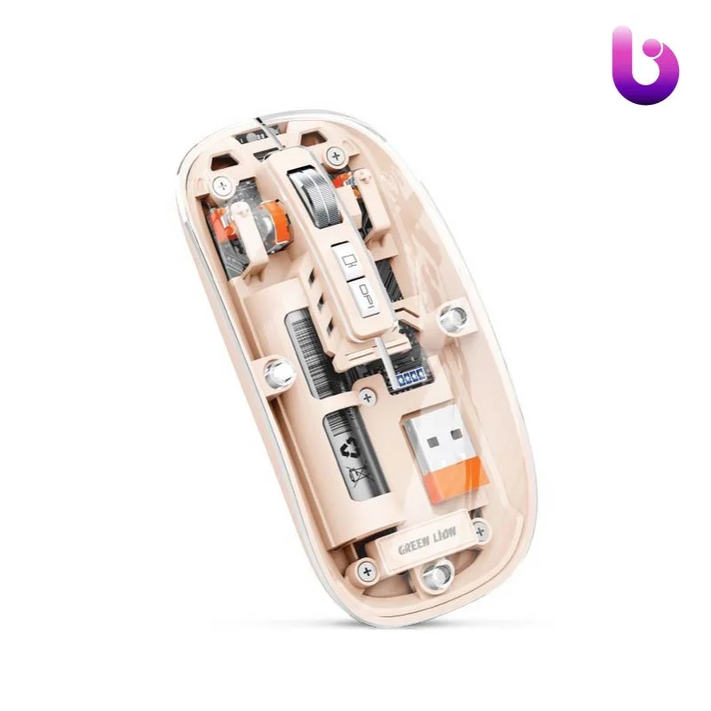 موس بلوتوثی گرین لاین Green Lion Transparent Mouse 2