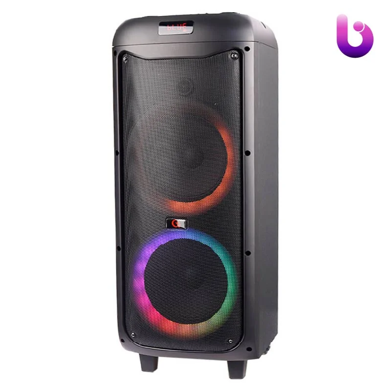 اسپیکر چمدانی بلوتوثی رم و فلش خور GY-5051 + میکروفون و ریموت کنترل