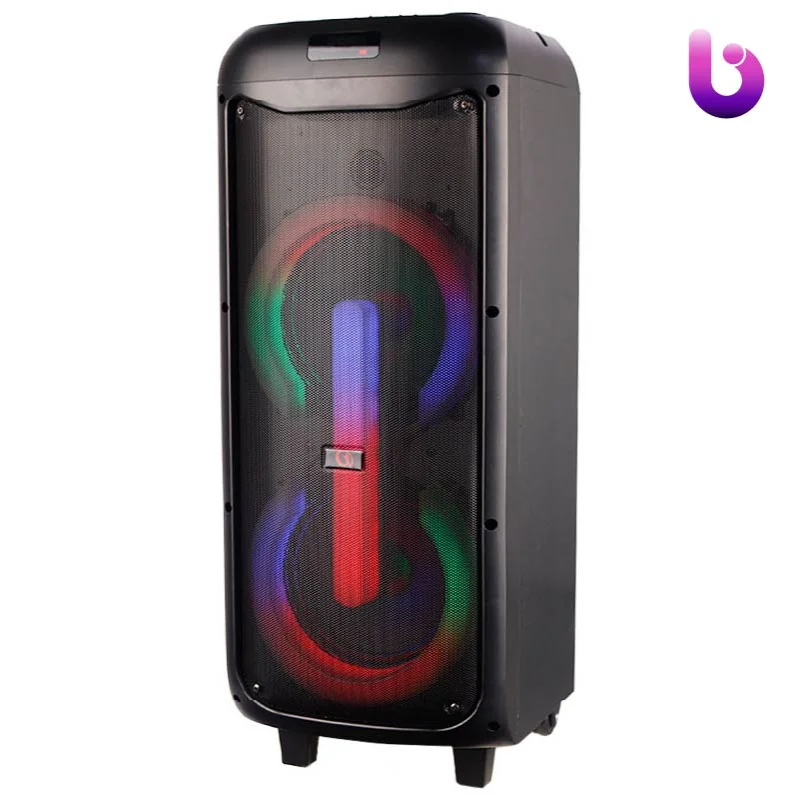 اسپیکر چمدانی بلوتوثی رم و فلش خور GY-5052 + میکروفون و ریموت کنترل