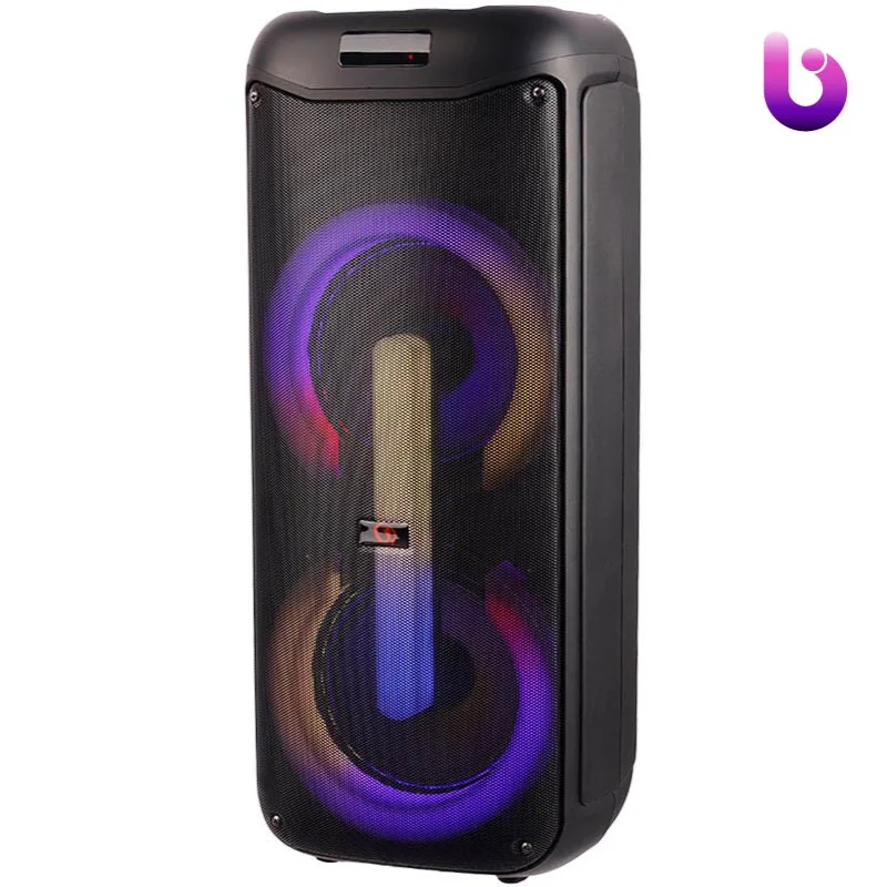 اسپیکر چمدانی بلوتوثی رم و فلش خور GY-5049 + میکروفون و ریموت کنترل