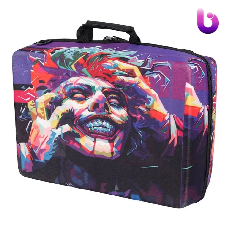 کیف کنسول بازی PS5 طرح آدم رنگی