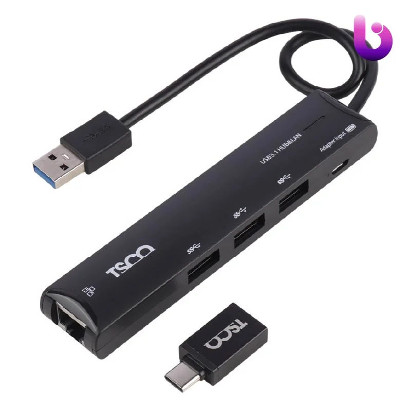 هاب TSCO THU-1165 LAN / USB3.1 to USB3.0 4Port