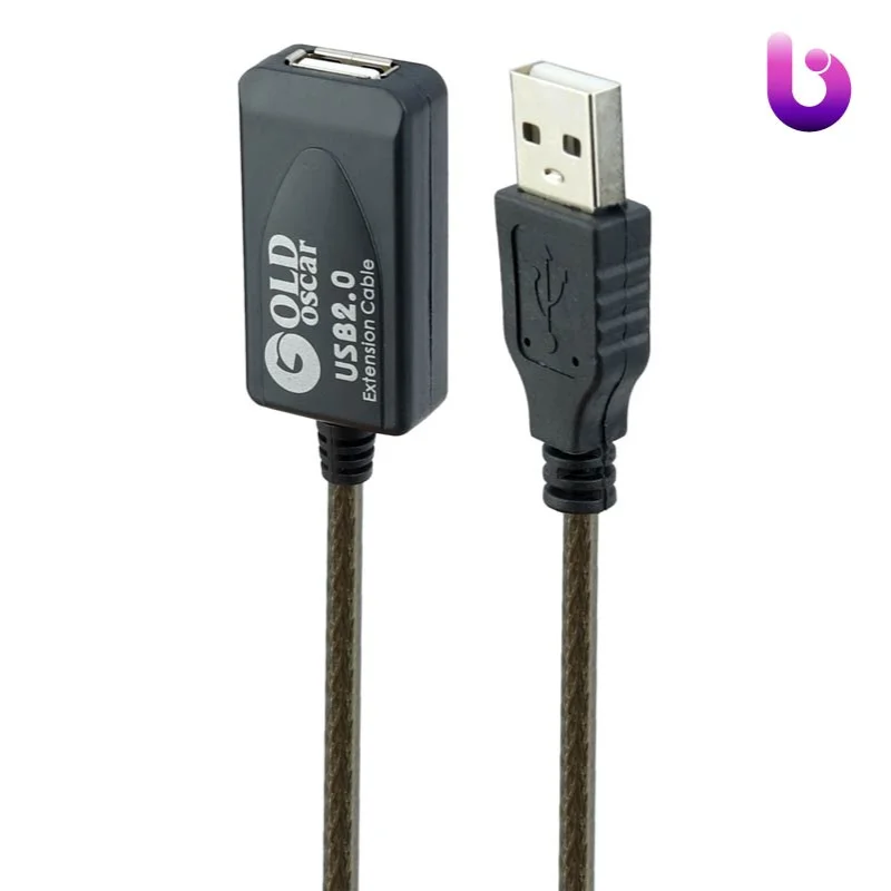 کابل افزایش طول Gold Oscar USB 20m