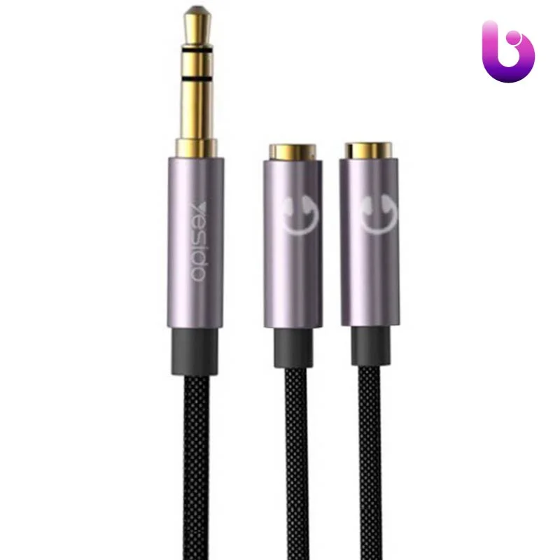 کابل ۱ به ۲ هدفون Yesido YAU27 30cm