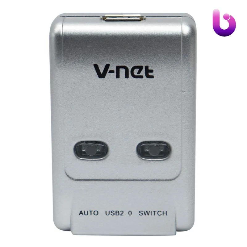 سوییچ پرینتر V-net USB Auto Sharing 2 Port