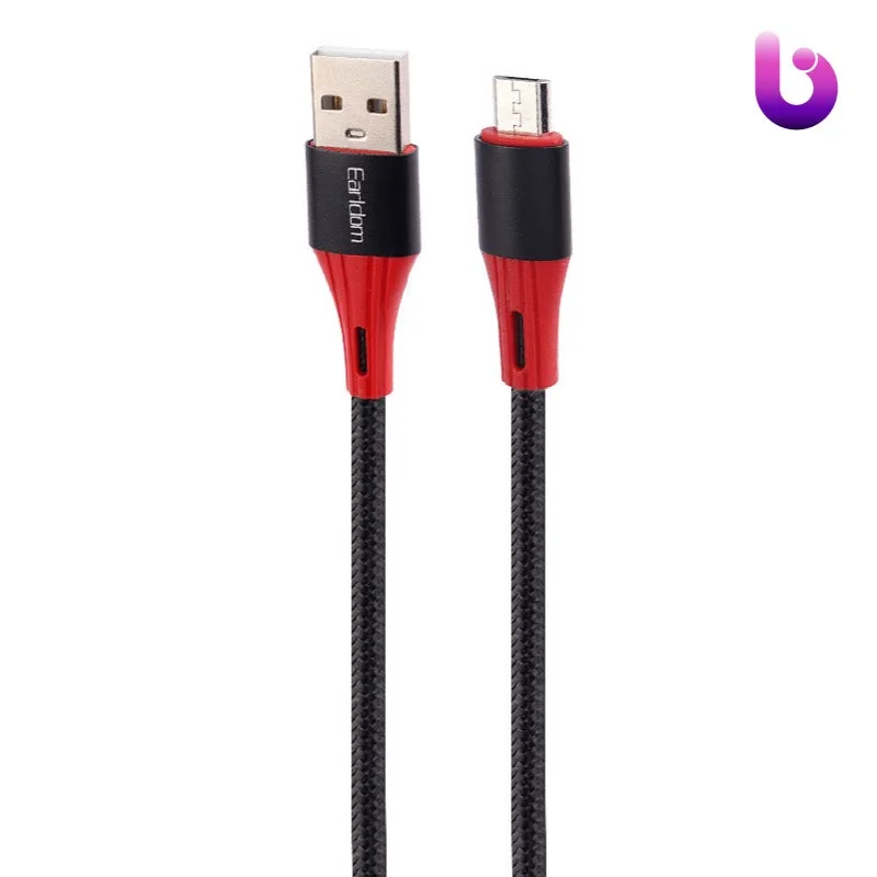 کابل میکرو یو اس بی فست شارژ Earldom EC-177M 2.4A 1m
