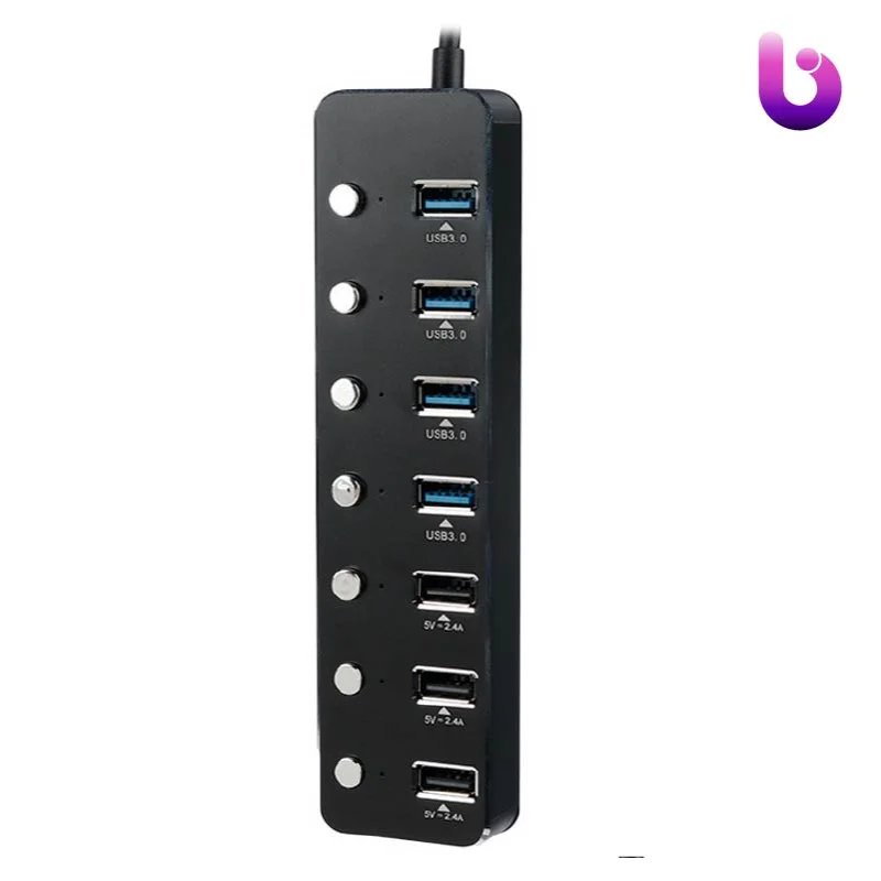 هاب K-net H10 K-HUAMH107 USB3.0 7Port