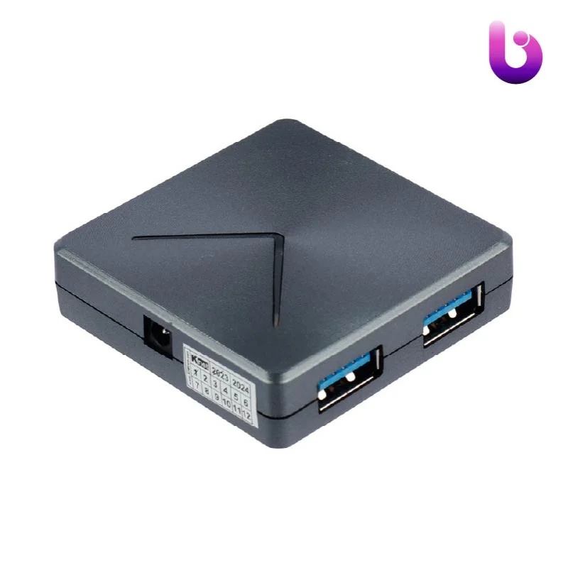 هاب K-net H7 K-HUAMH704 USB3.0 4Port