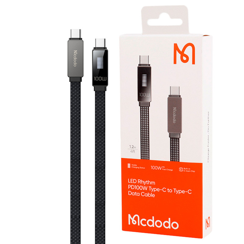 کابل تبدیل فست شارژ Mcdodo CA-447 Type-C To Type-C 5A PD 100W 1.2m