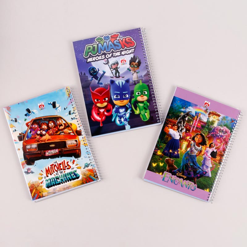 دفتر نقاشی سیمی ۱۰۰ برگ طرح کارتونی نهال آلما کد ۷۱۶۵