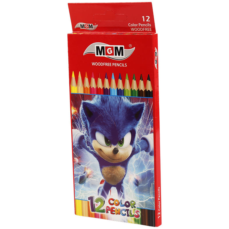 مداد رنگی 12 رنگ ام جی ام 2012 MGM