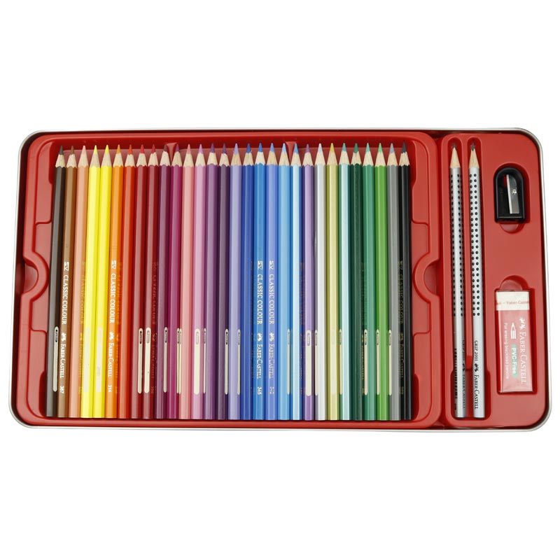 مداد رنگی ۶۰ رنگ فابر کاستل Faber-Castell 11 58 93