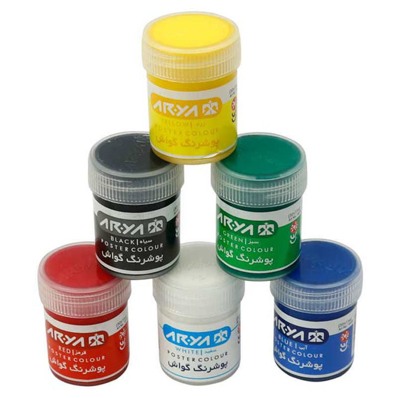گواش ۶ رنگ آریا Arya 4027
