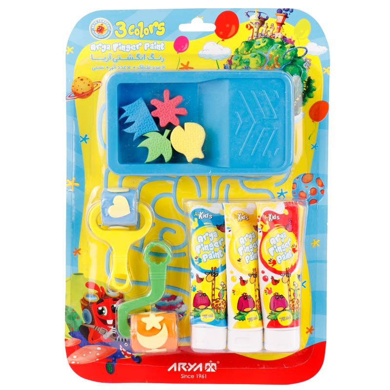 رنگ انگشتی 3 رنگ آریا Arya 7020