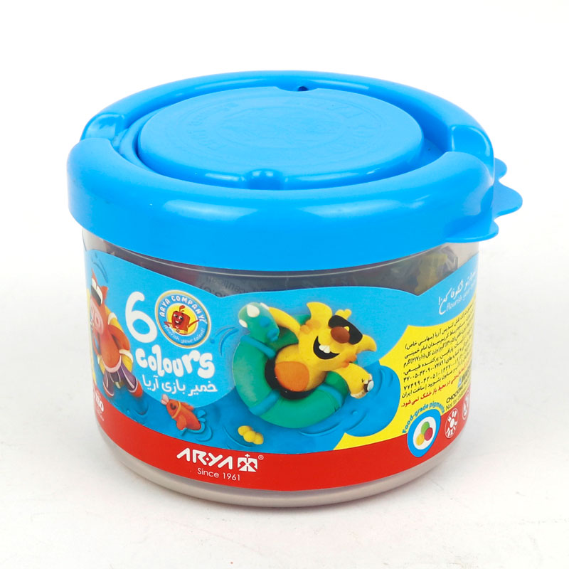 خمیر بازی ۶ رنگ آریا Arya 1001