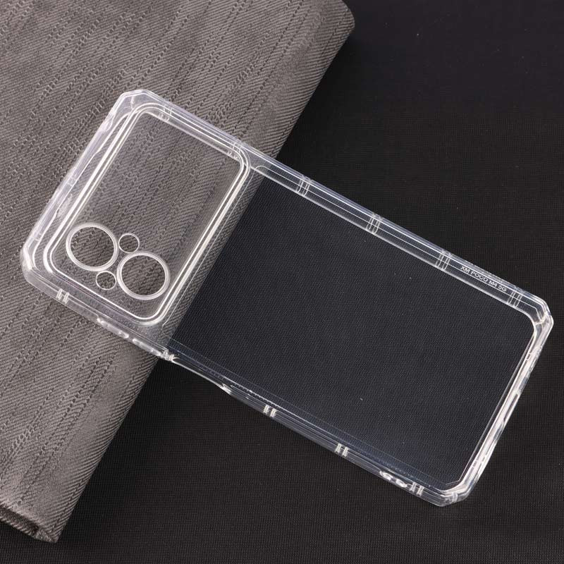 قاب ژله ای بی رنگ محافظ لنزدار Xiaomi Poco M5 / M5 (India)