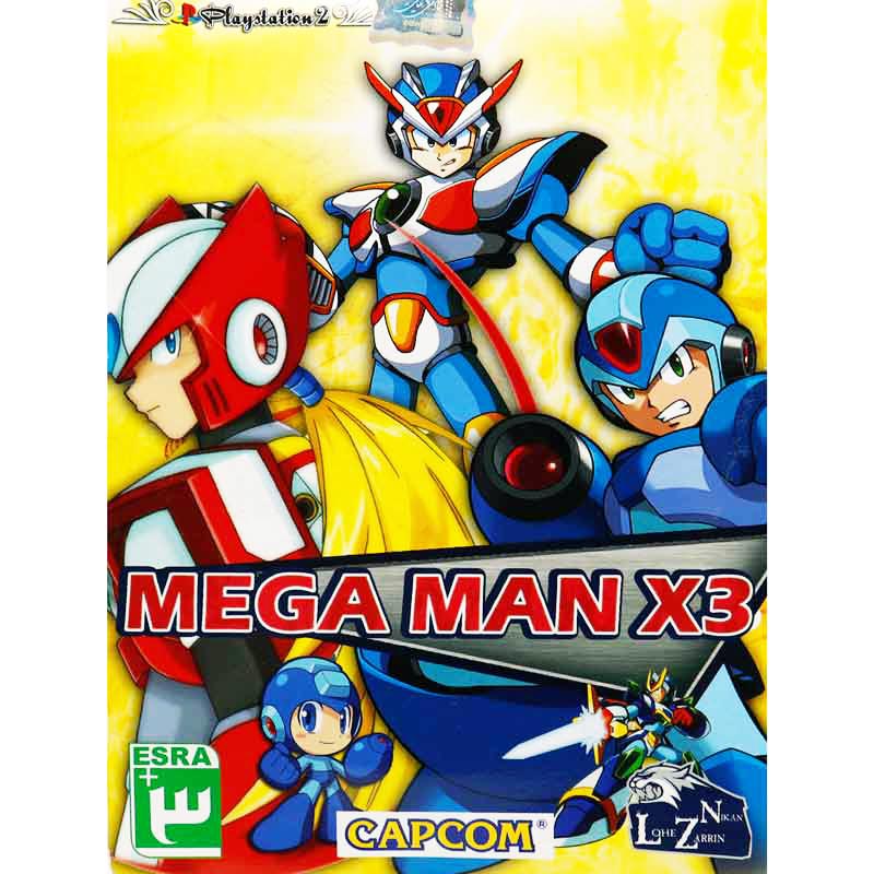 Mega Man X3 PS2 لوح زرین