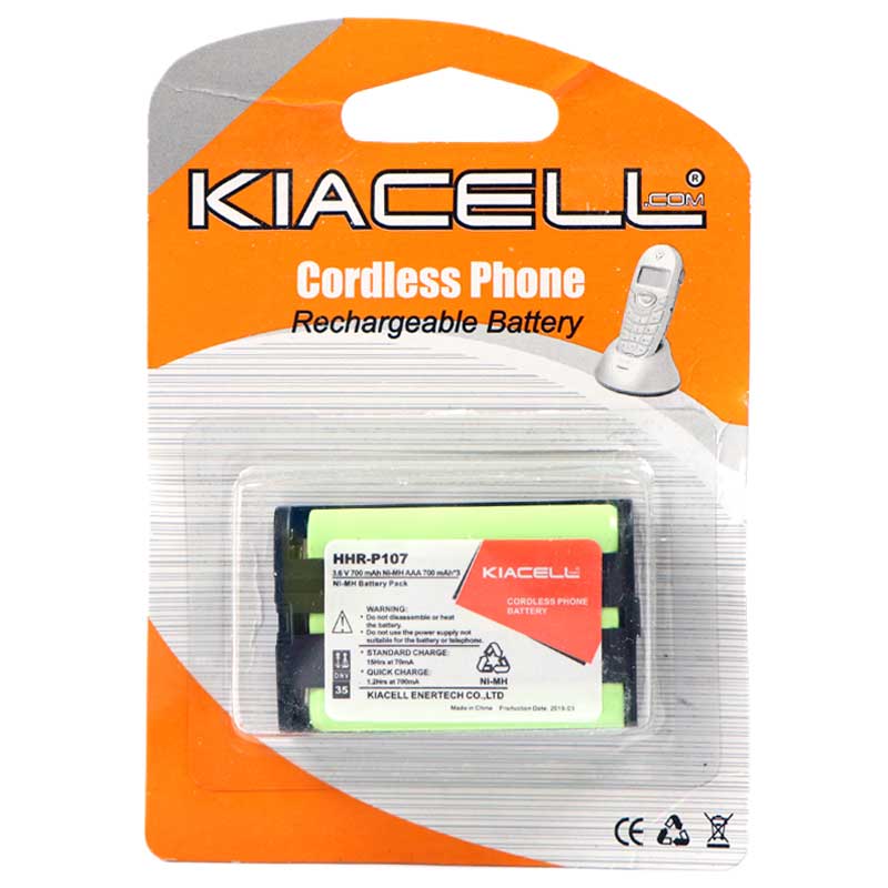باتری تلفن بی سیم کیاسل KIACELL HHR-P107