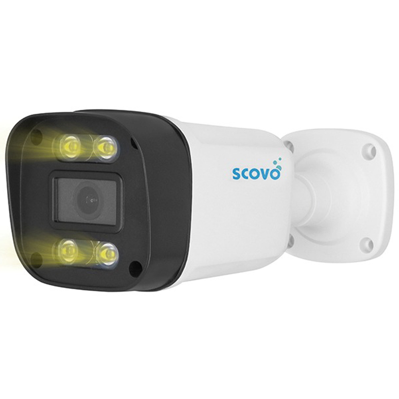 دوربین مداربسته اسکوو SCOVO SC-IP-654 4MP Warmlight
