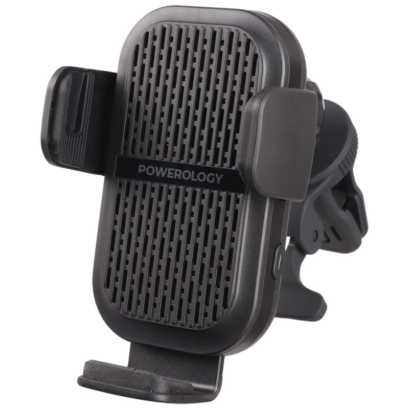 هولدر و شارژر وایرلس Powerology PCCSR009 PD 15W + شارژر فندکی