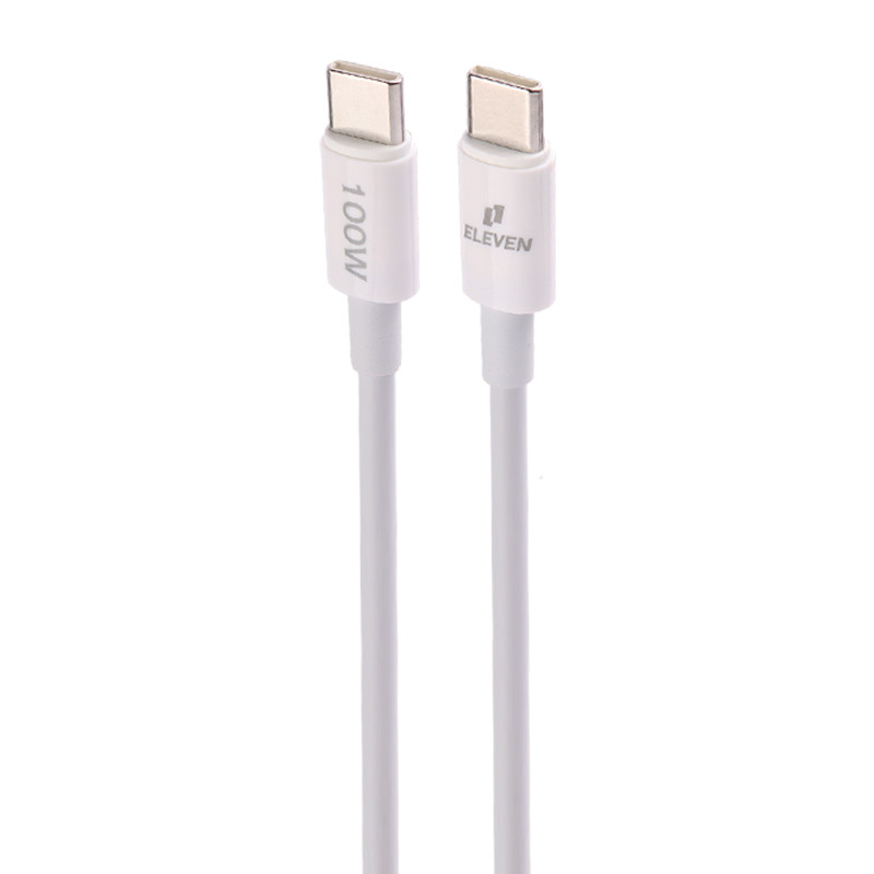 کابل تبدیل فست شارژ Eleven TC5 Type-C to Type-C 6A 100W 1m