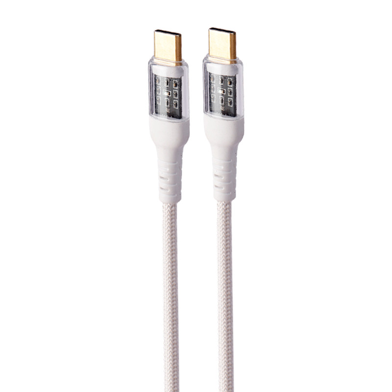 کابل تبدیل فست شارژ Data+ Royal DP-R303 Type-C To Type-C 3A PD 60W 1m