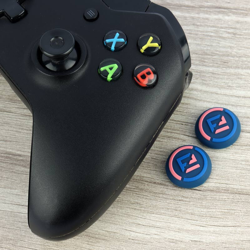 روکش آنالوگ دسته بازی Play Station/XBOX طرح E Football سرمه ای