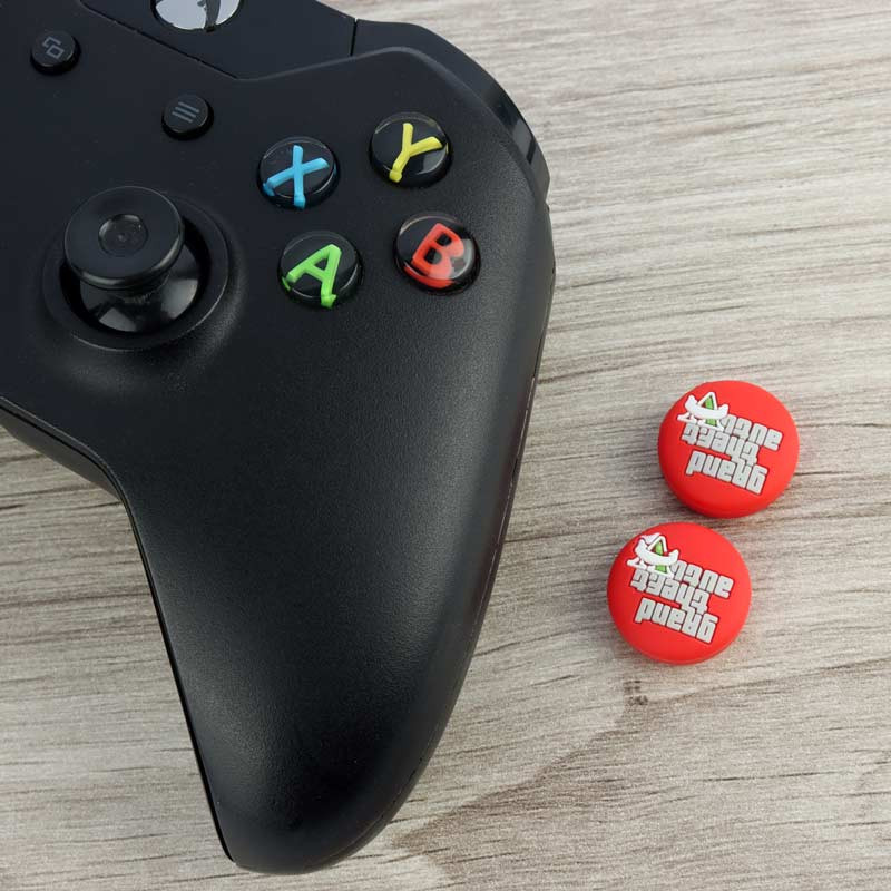 روکش آنالوگ دسته بازی Play Station/XBOX طرح GTA V قرمز
