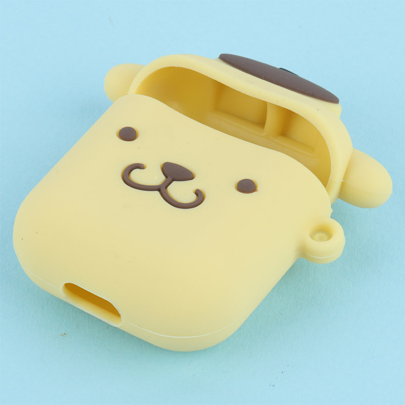 محافظ AirPods 1 / 2 سیلیکونی طرح خرس زرد