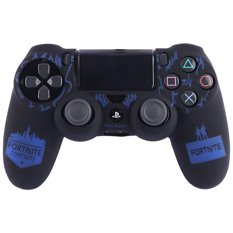 روکش دسته بازی PS4 طرح Fortnite آبی