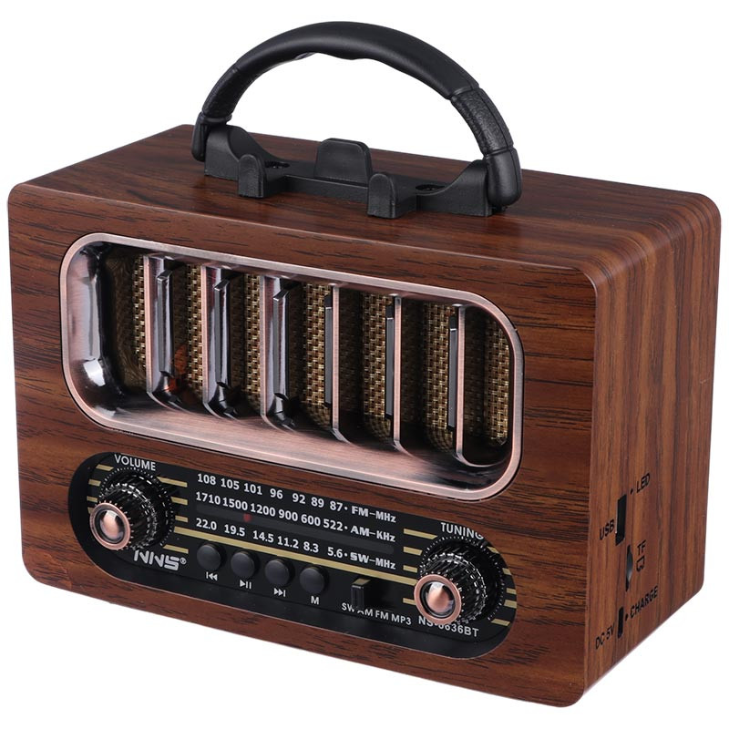 رادیو اسپیکر بلوتوثی رم و فلش خور NNS NS-6636BT