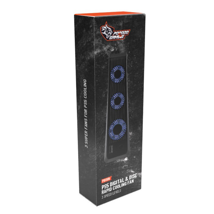 فن خنک کننده پلی استیشن 5 پرودو Porodo PDX616 PS5 Digital and Disk Rapid Cooling Fan