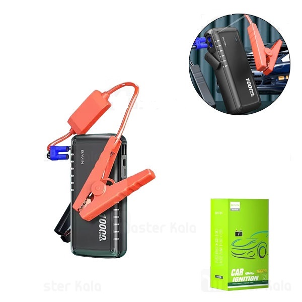 پاوربانک 10000 و جامپ استارتر خودرو باوین Bavin PC1015S Car Ignition Power Bank
