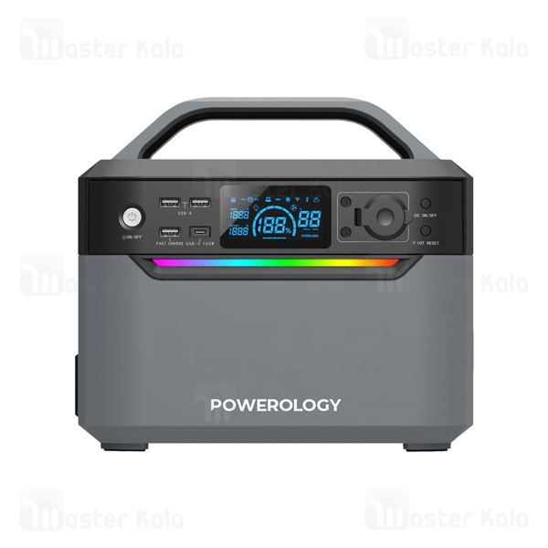 پاوربانک 120000 پاورولوژی Powerology Power Generator PPBCHA39 توان 600 وات