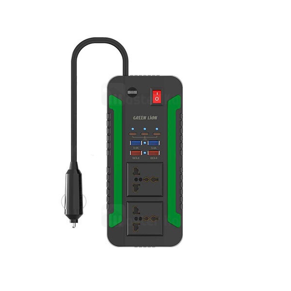 چند راهی گرین لاین Green Lion Spark 300 Power Inverter توان 300 وات