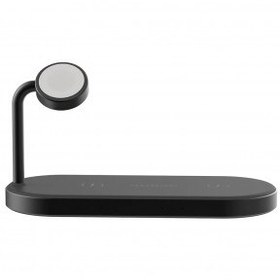 استند و شارژر وایرلس مگنتی پاورولوژی Powerology 4in1 Fast-Wireless Charging Dock P41MFCHBK