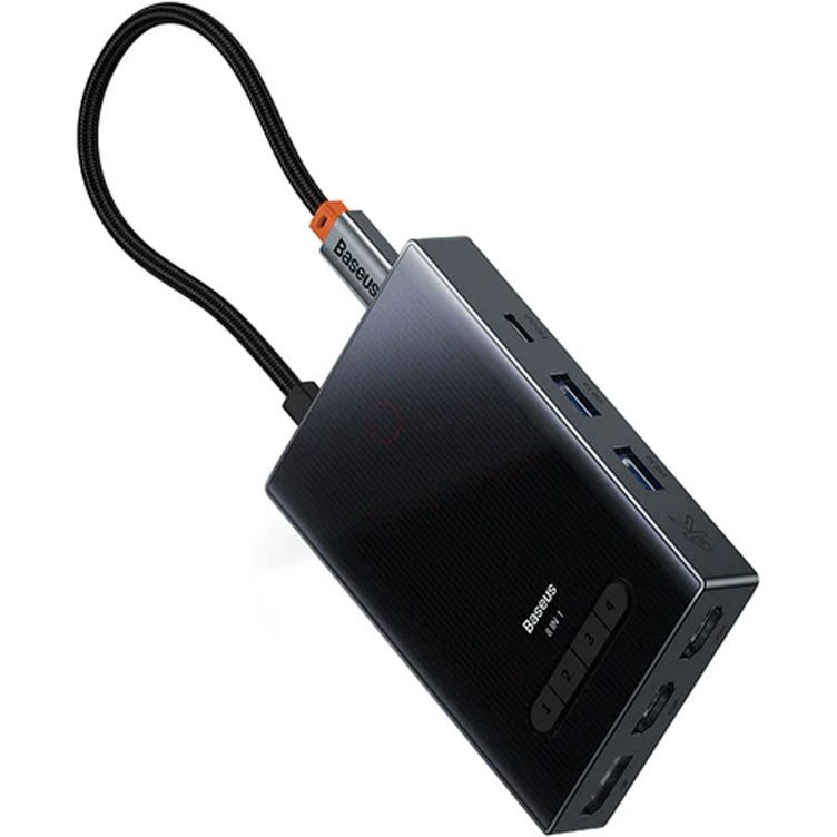 هاب 8 پورت بیسوس Baseus WKYY030313 Focus