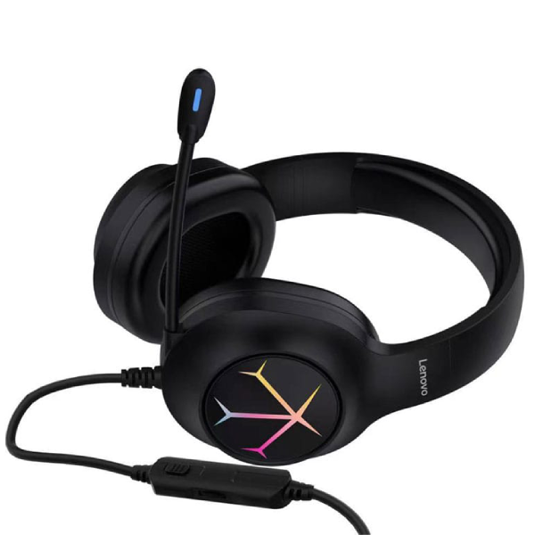 هدفون سیمی گیمینگ لنوو Lenovo ThinkPlus G60A Wired RGB Gaming Headphone