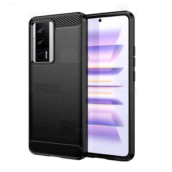 قاب فیبر کربنی شیائومی Xiaomi Poco F5 Pro / Redmi K60 Rugged Armor Fiber Carbon
