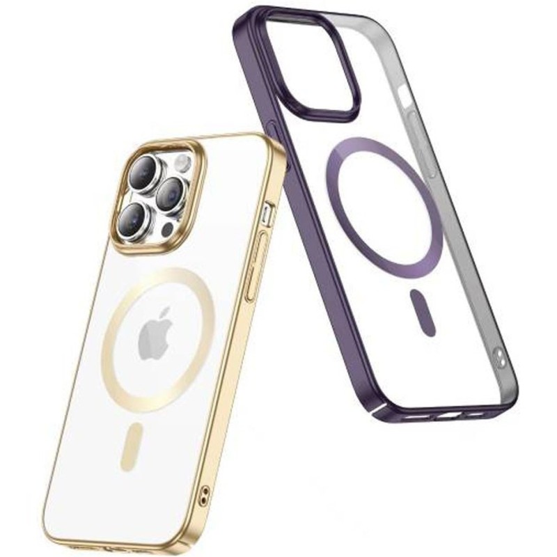 قاب محافظ مگ سیف گرین لاین آیفون Apple iPhone 14 Pro Max Green Lion Delgado Chrome