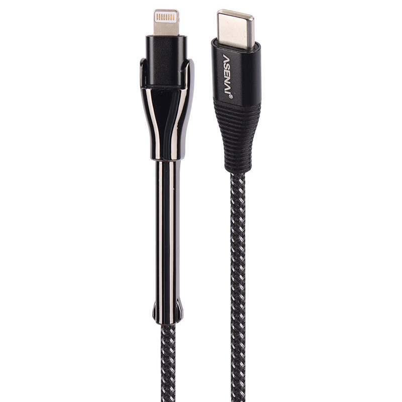کابل تبدیل فست شارژ Asenai AC-004-PD Type-C To Lightning PD 20W 1m