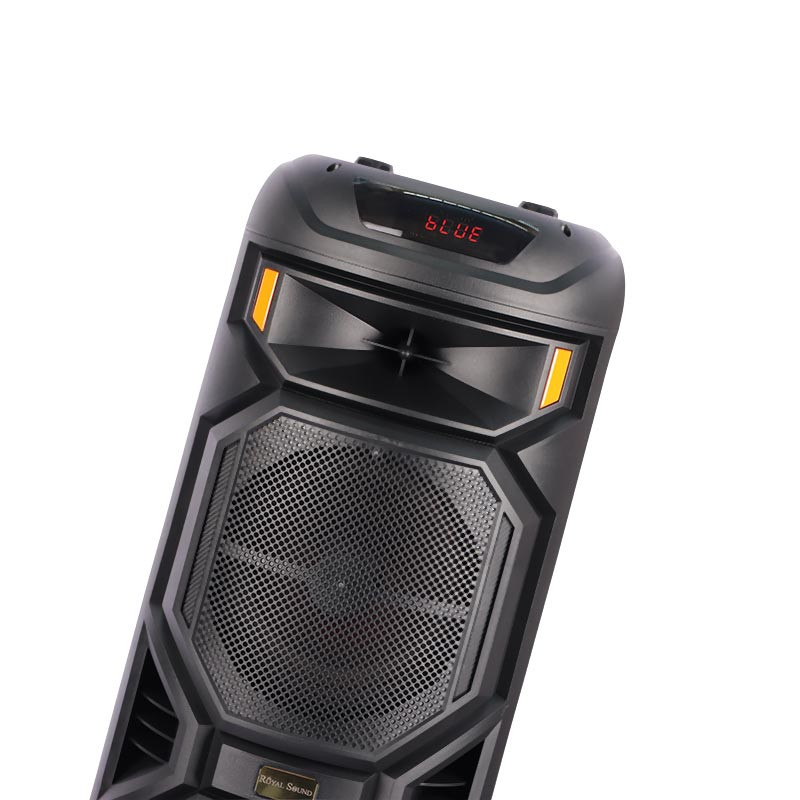 اسپیکر چمدانی بلوتوثی رم و فلش خور Royal sound RS-D41 + میکروفون و ریموت کنترل