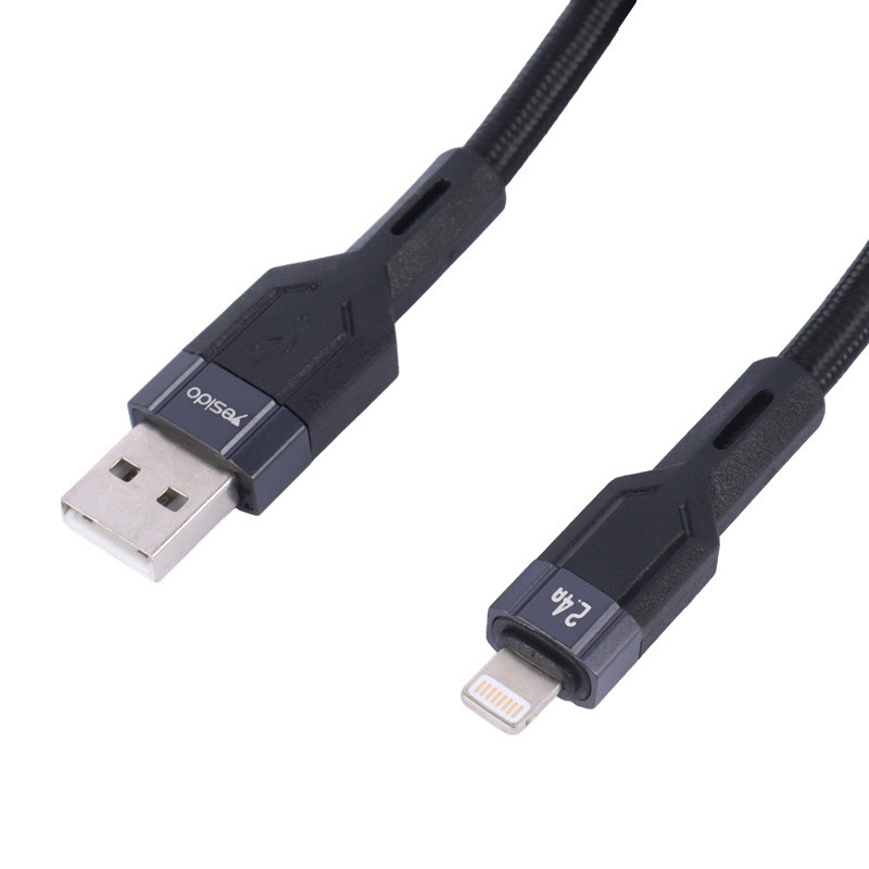 کابل آیفونی فست شارژ Yesido CA106 2.4A 1.2m