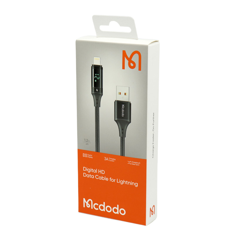 کابل آیفونی فست شارژ Mcdodo CA-106 PD 12W 3A 1.2m